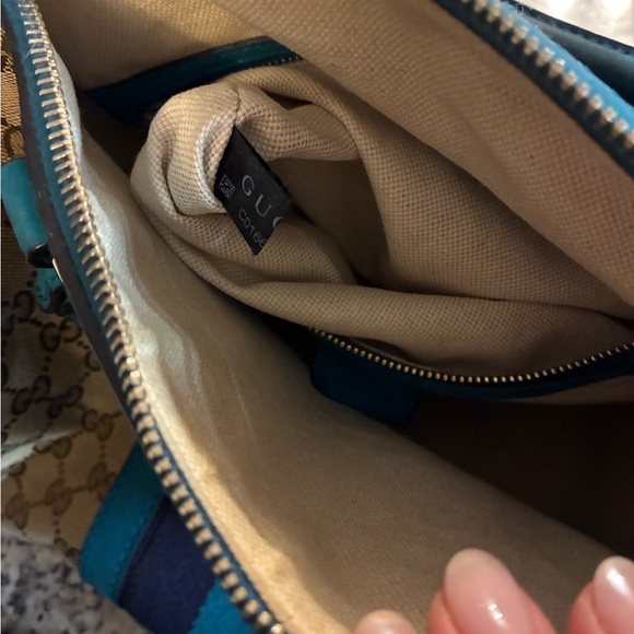 Gucci Vintage Web Boston canvas bag - Picture 8 of 15